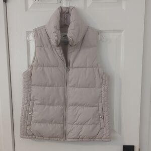 Cream Puffer Vest